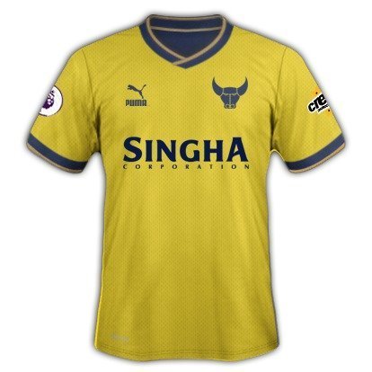 Oxford United Maglia Casa Stagione 6